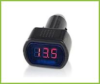 Car battery voltage monitor