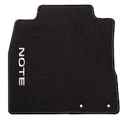 Tekstiilimatto – velour – musta Nissan Note E12