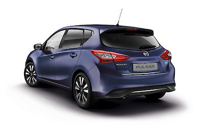 Premium pack ( Front lip finisher, Rear bumper insert, Trunk lower finisher), chrome. Nissan Pulsar