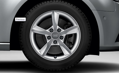 Alumiinivanne (talvi), 5-Arm Rotor Desingn 16" Audi
