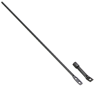 SÄÄTÖTUKI LISÄVALOILLE. PITUUS 250 MM MUSTA