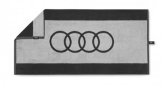 AUDI PYYHE,TUMMANHARMAA 80X150