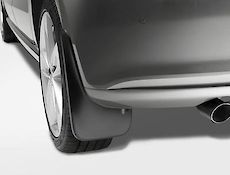 REAR MUD FLAPS (SHORTENED), VW POLO