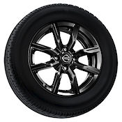 15" kevytmetallivanne - Metallic Black, sis. keskikupin (1 kpl) Nissan Note E12