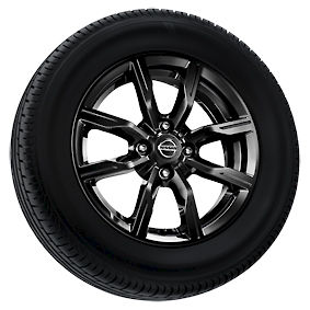 15'' alloy wheel - Metallic Black (Z11) with the center cap associated (1 unit) Nissan Note E12