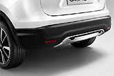 Styling plate rear (for vehicles without OE rear parking sensors). Nissan Qashqai J11
