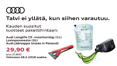 AUDI TALVIPAKETTI