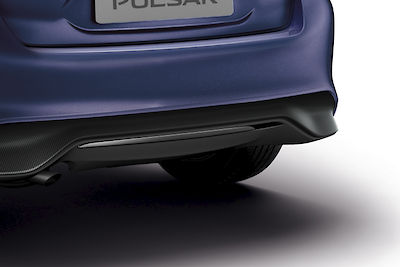 TAKAPUSKURIN LISTA KESKIOSA MUSTA (Z11) NISSAN PULSAR