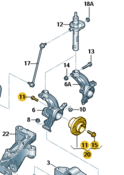WHEEL BEARING WITH ASSEMBLY PARTS