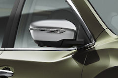 Mirror caps,  Ice Chrome,  Nissan Qashqai J11 JA X-Trail T32