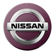 Center cap Black Purple (x1) Nissan Note E12