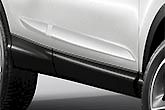 Body side mouldings (white pearl QAB). Nissan Qashqai J11