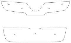 Maskisuoja Nissan Qashqai +2 2007-2010