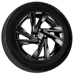 16" kevytmetallivanne - Musta, sis. keskikupin (1 kpl). Ninnas Note E12