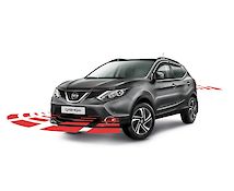 ETUPARKKITUTKA NISSAN QASHQAI J11 JA X-TRAIL T32