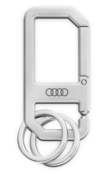 Audi avaimenperä, karbiinihaka, hopea